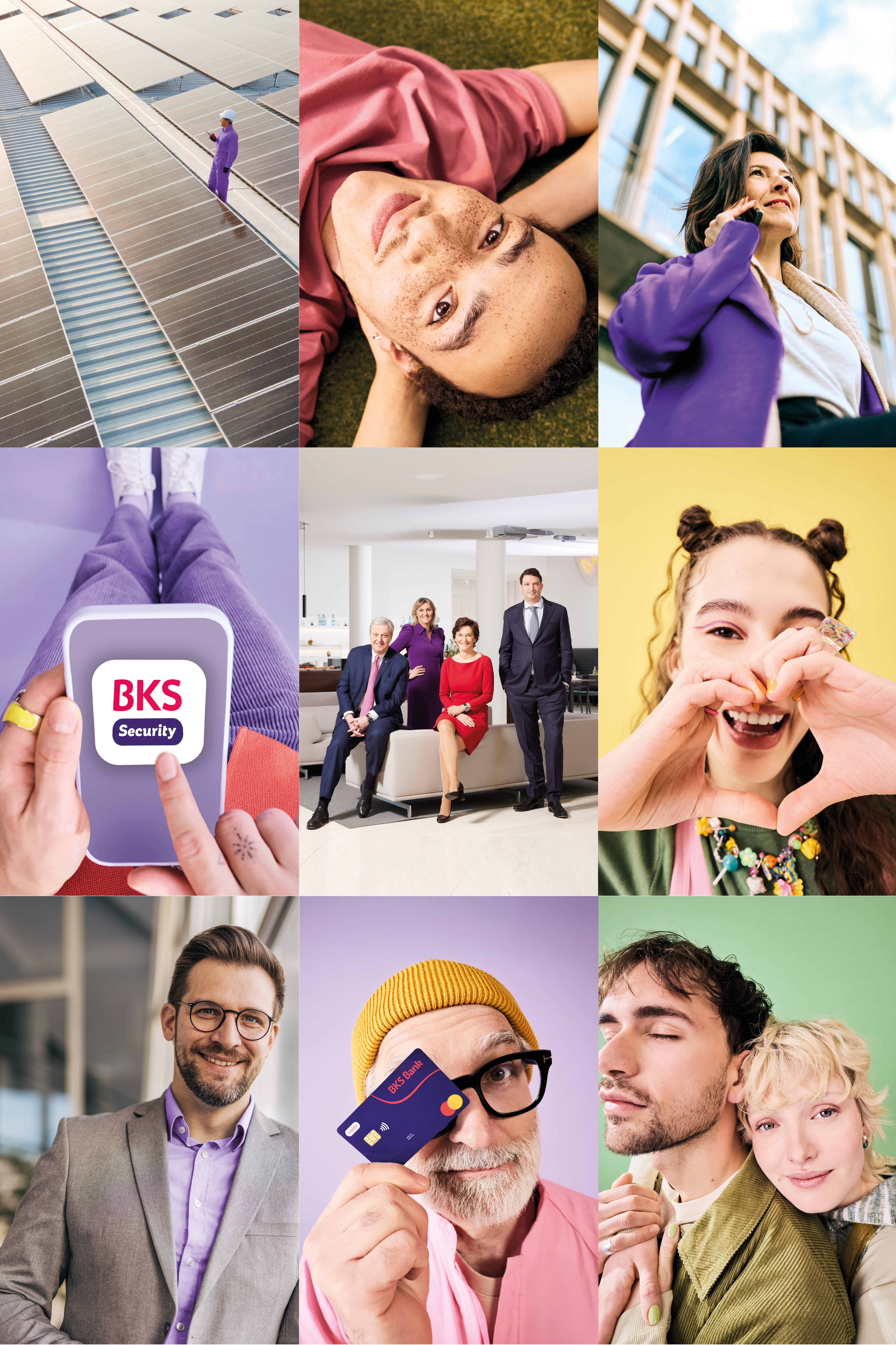 Kolaž s prikazima iz svijeta bankarstva, prirode i tehnologije – tko smo mi: pregled BKS Banke Kolaž s prikazima iz svijeta bankarstva, prirode i tehnologije – tko smo mi: pregled BKS Banke