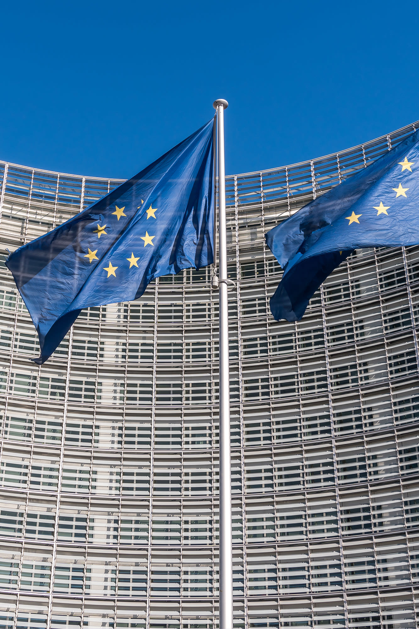 Zastave EU lepršaju ispred zgrade Komisije – BKS Banka podržava klijente u održivim i EU-usklađenim ulaganjima. Zastave EU lepršaju ispred zgrade Komisije – BKS Banka podržava klijente u održivim i EU-usklađenim ulaganjima.